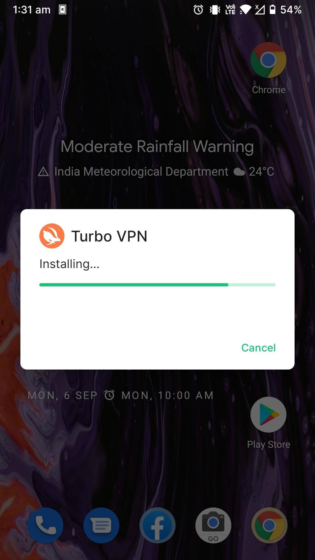turbo vpn installing