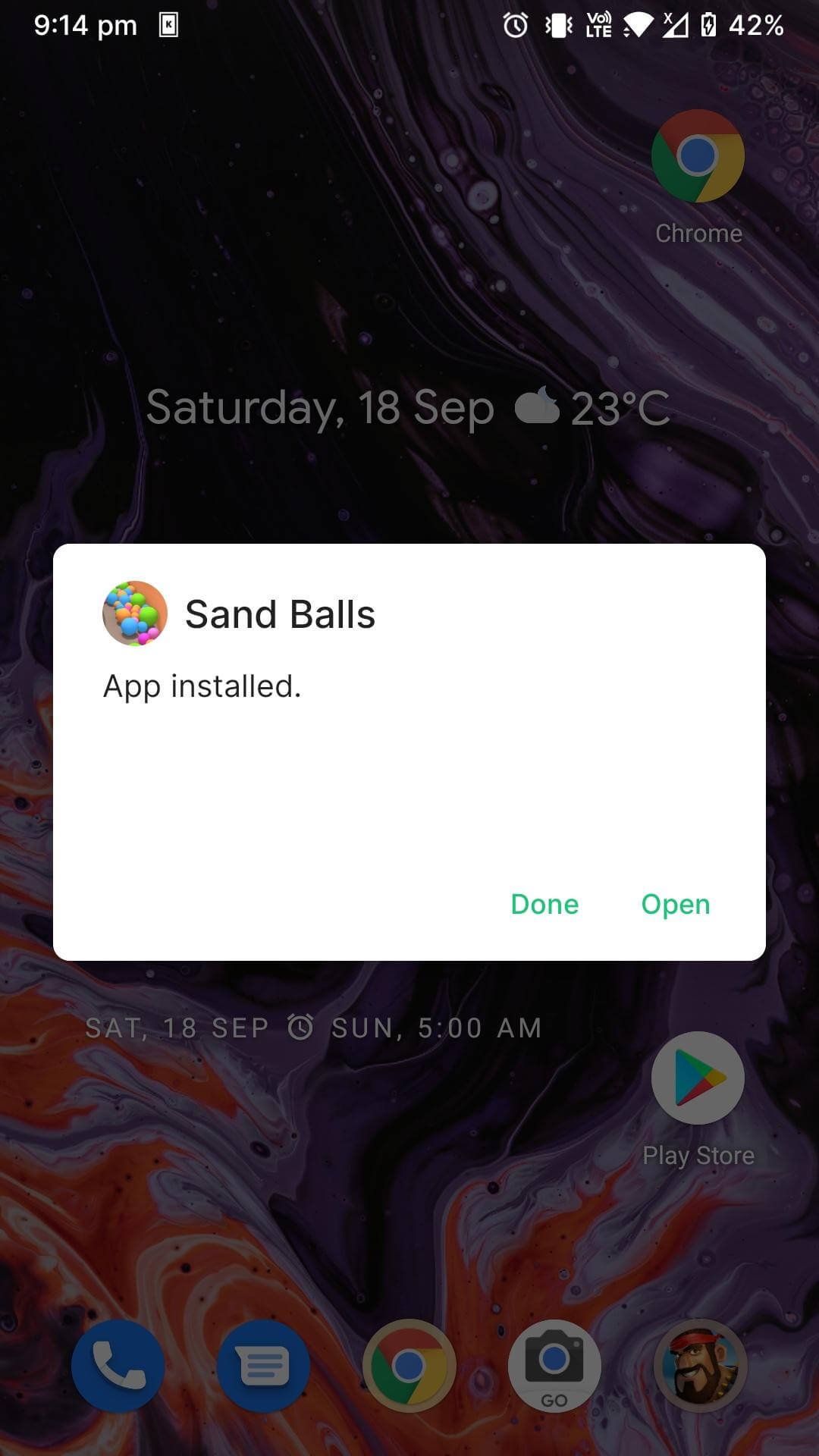 sand balls mod apk installed