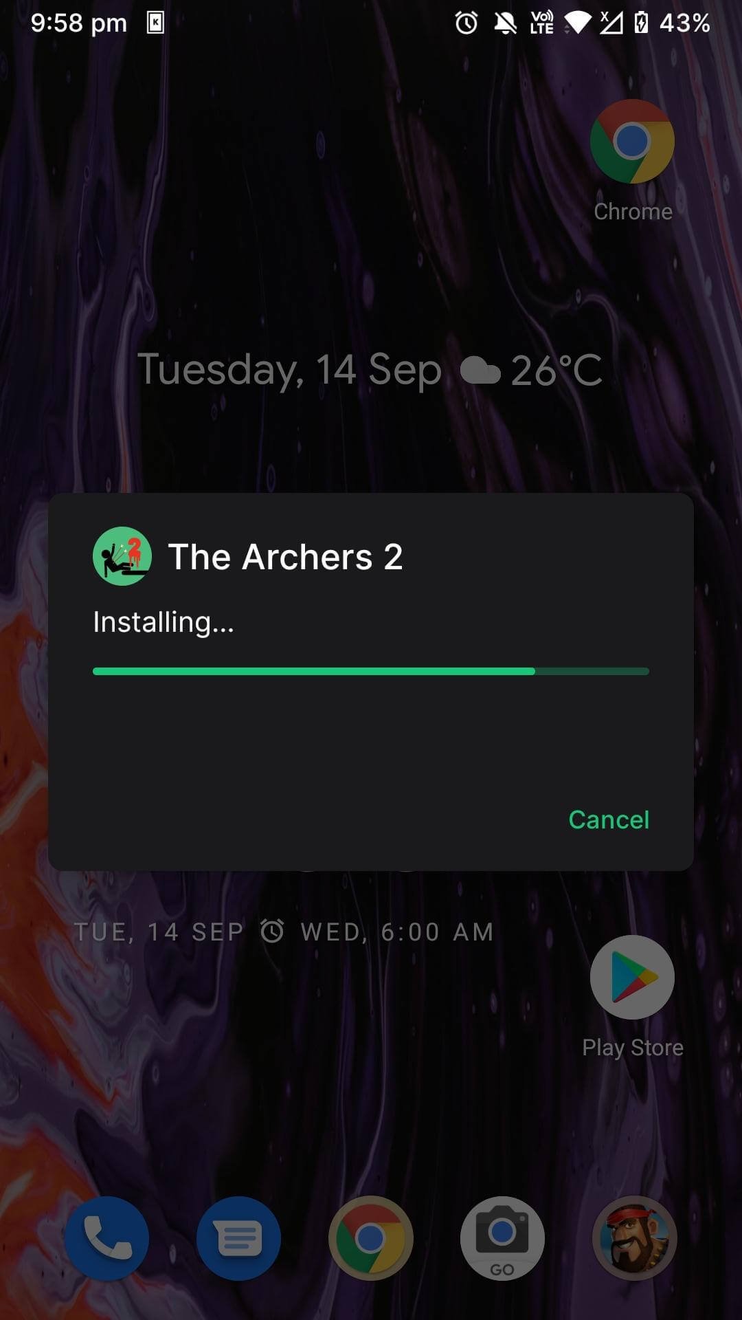 the archers 2 mod apk installing