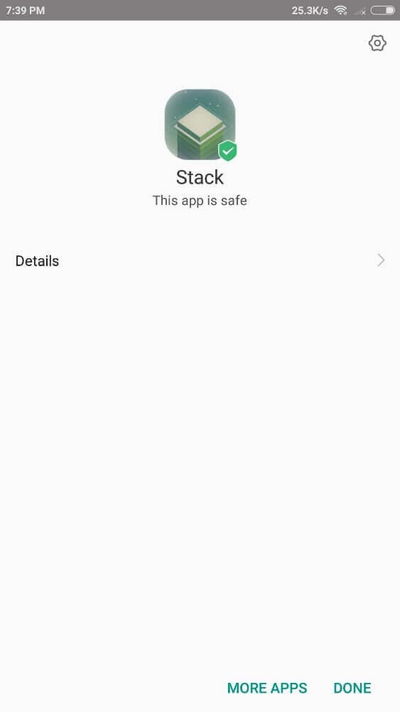 Stack Mod Apk installed