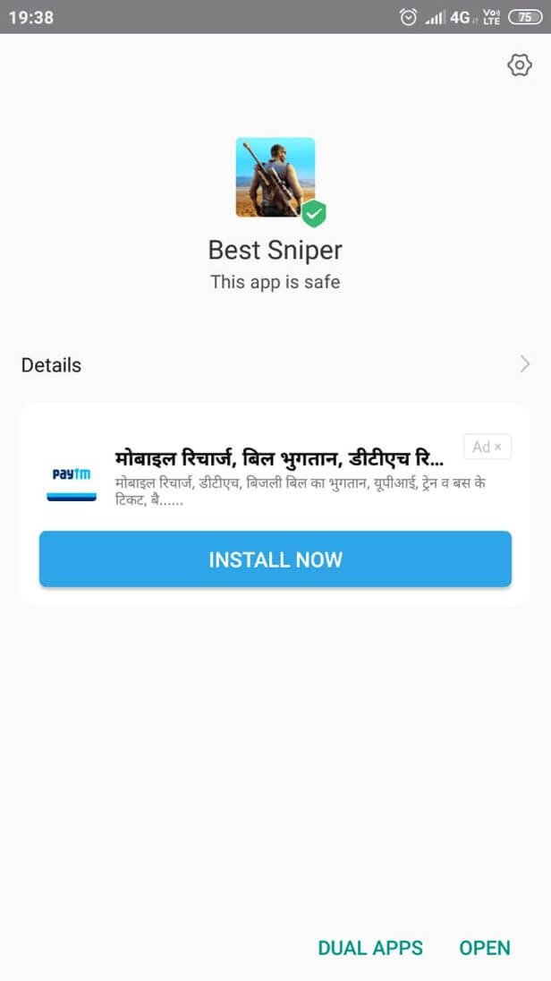 best sniper mod apk installed