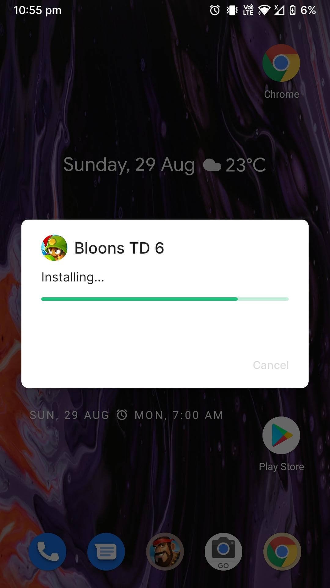 bloons td 6 mod apk installing