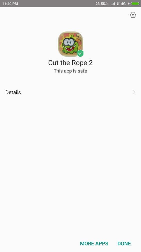 Cut The Rope 2 Mod Apk installed