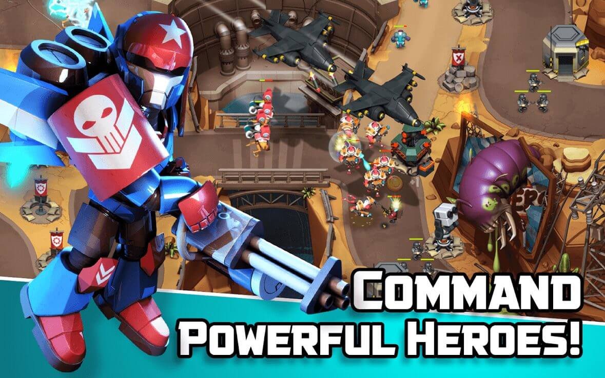command powerful heroes!