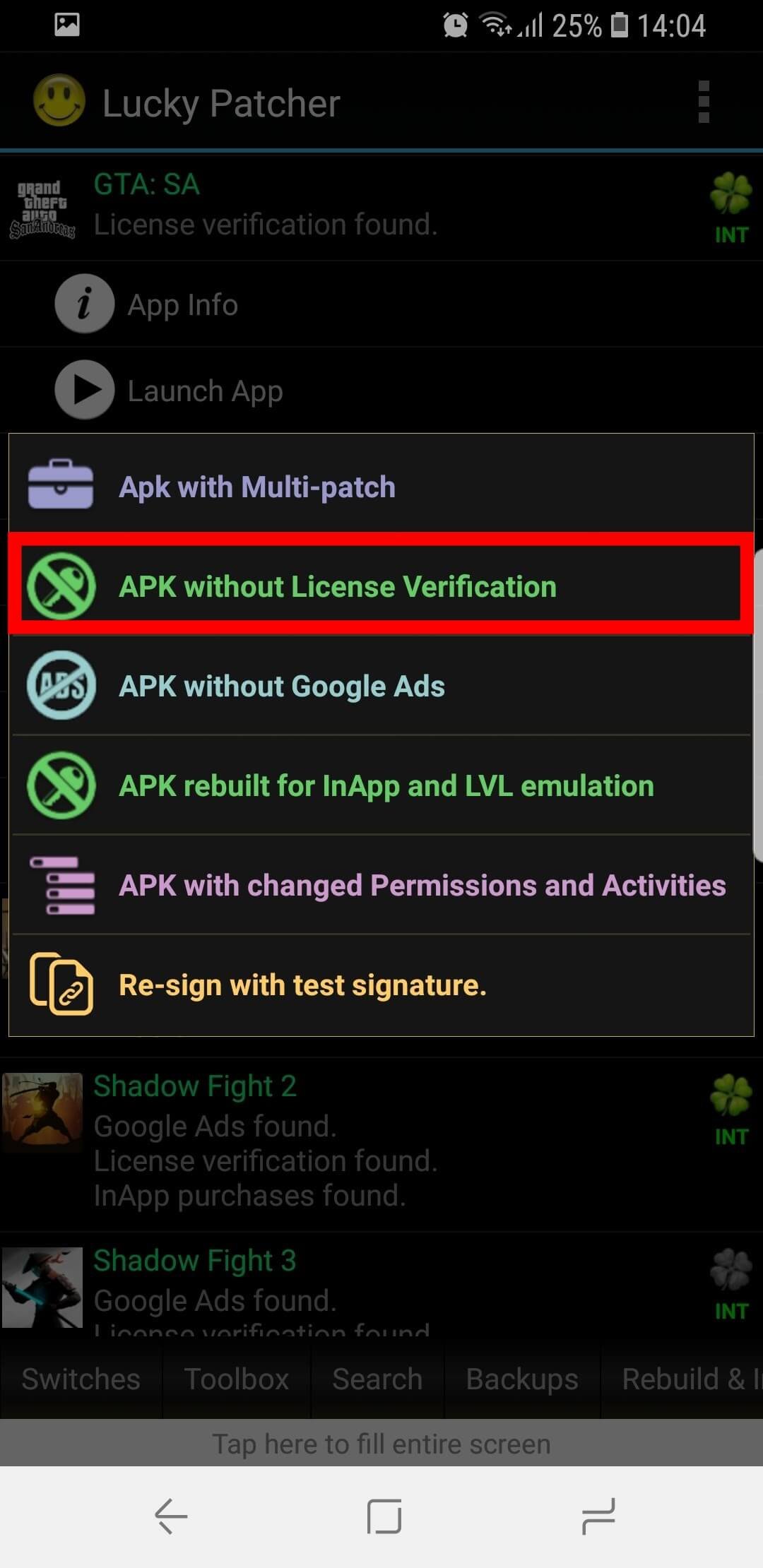 apk without license