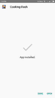 cooking dash mod apk installed