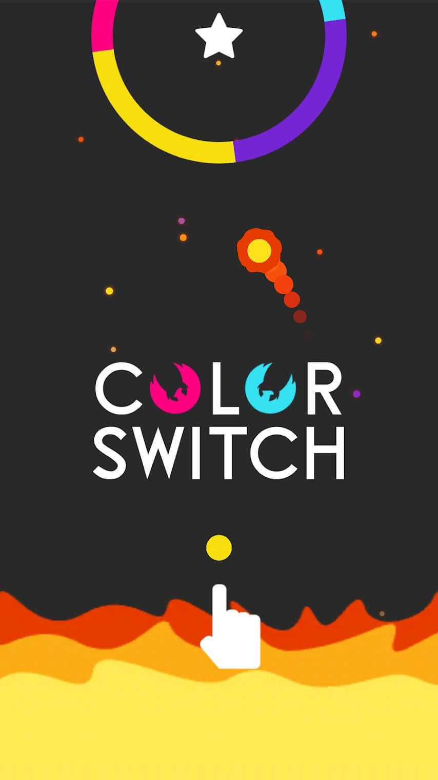 color switch gameplay third