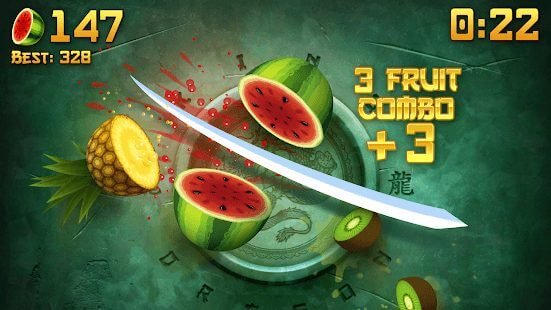 fruit ninja gameplay screenshot 2