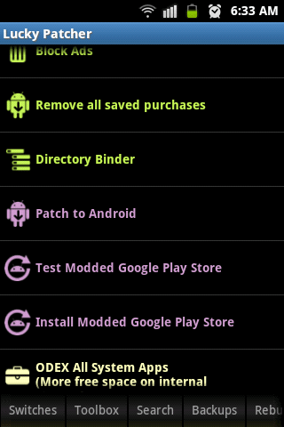 faça compras no aplicativo no lucky patcher step 1
