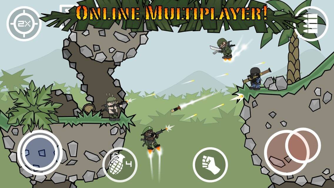 Doodle Army 2 : Mini Militia gameplay first