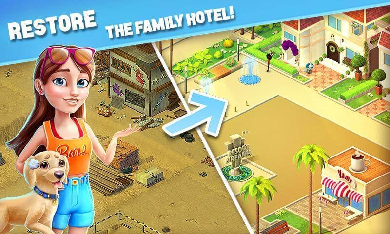 resort hotel gameplay third