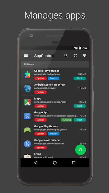 manages apps