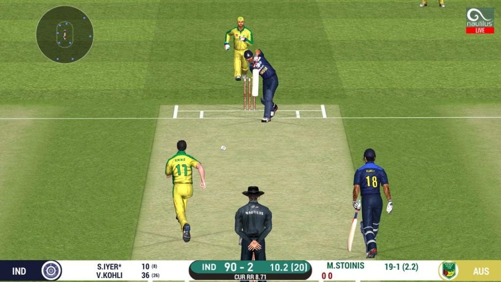 real cricket 20 gameplay third