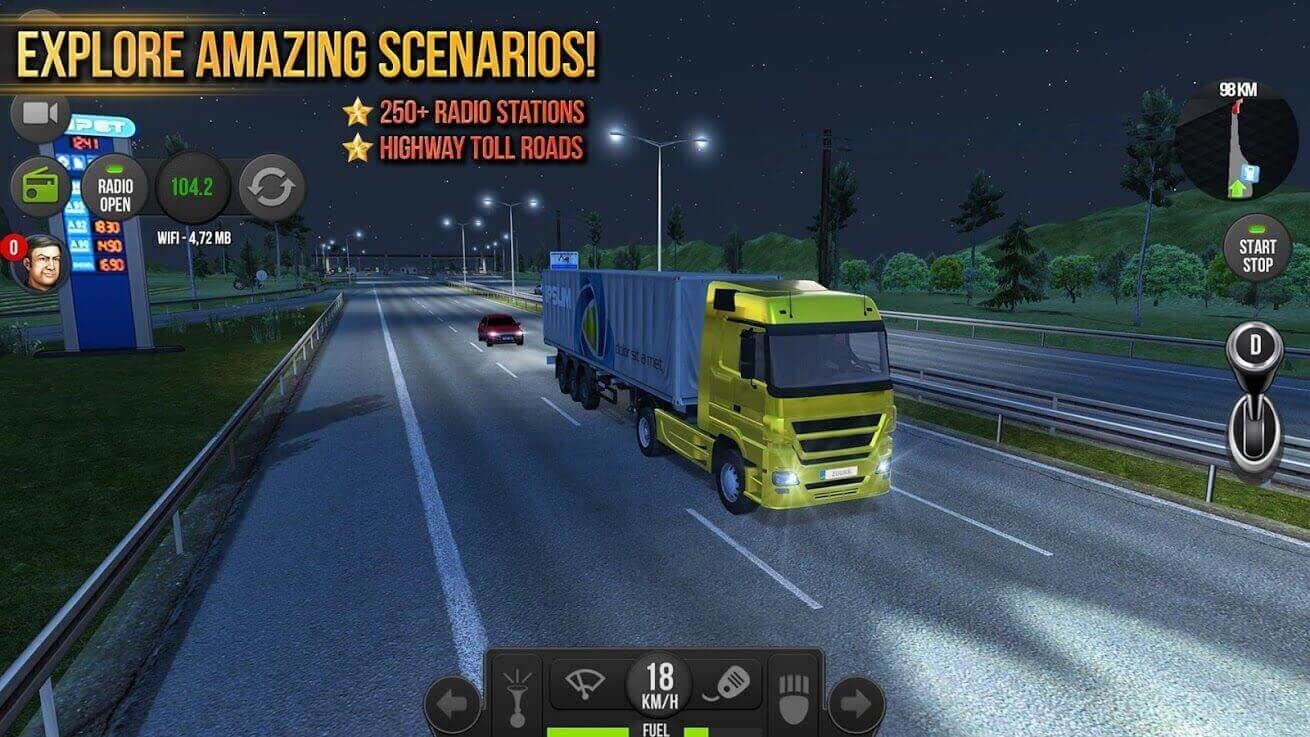 truck simulator 18 gameplay second