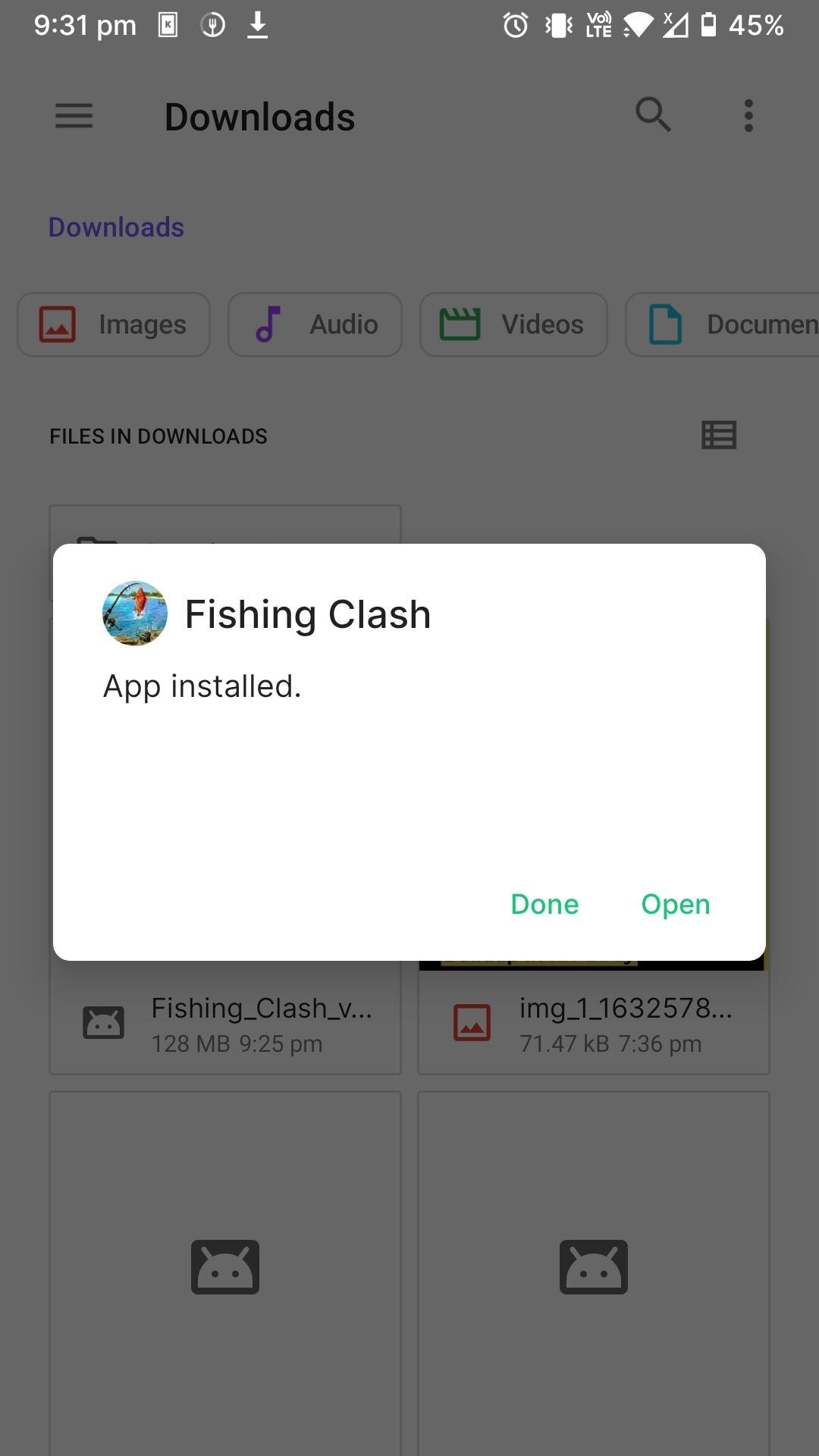 fishing clash mod apk installed