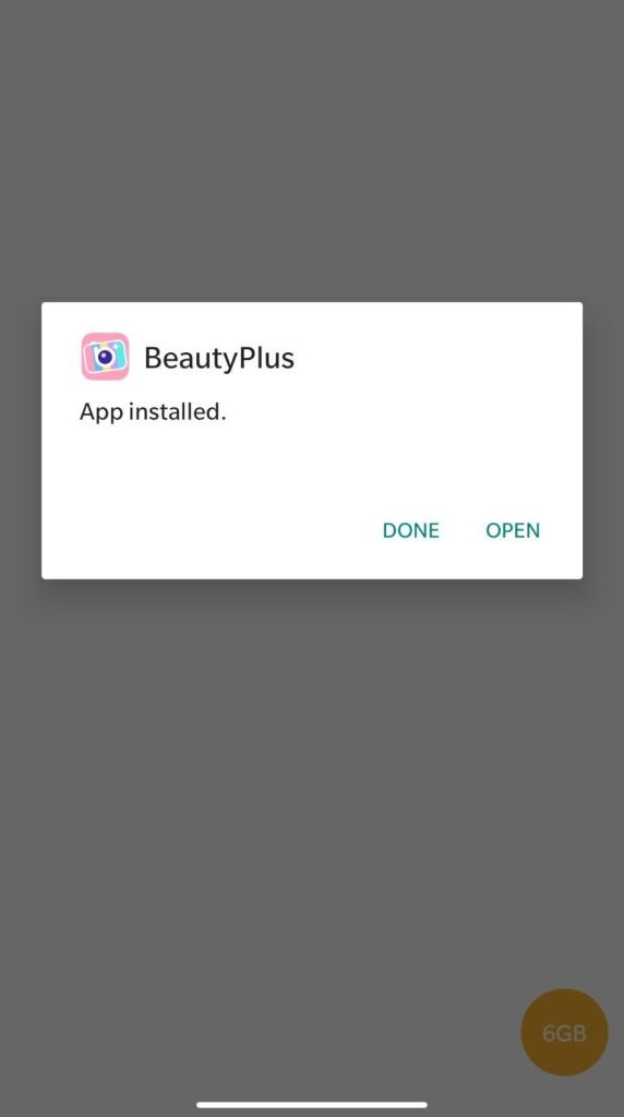 premium version of beautyplus installed