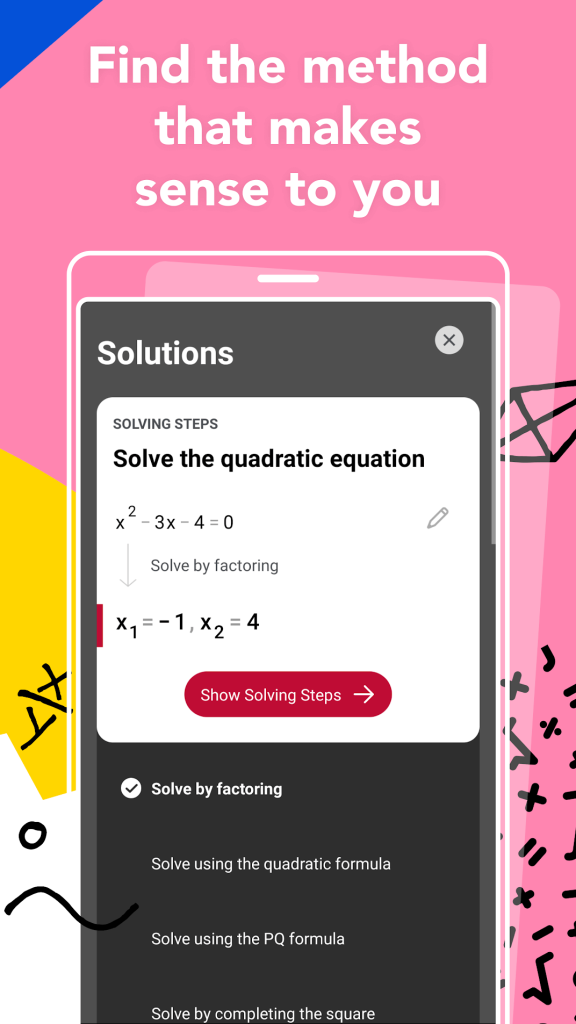 find the method that makes sense to you