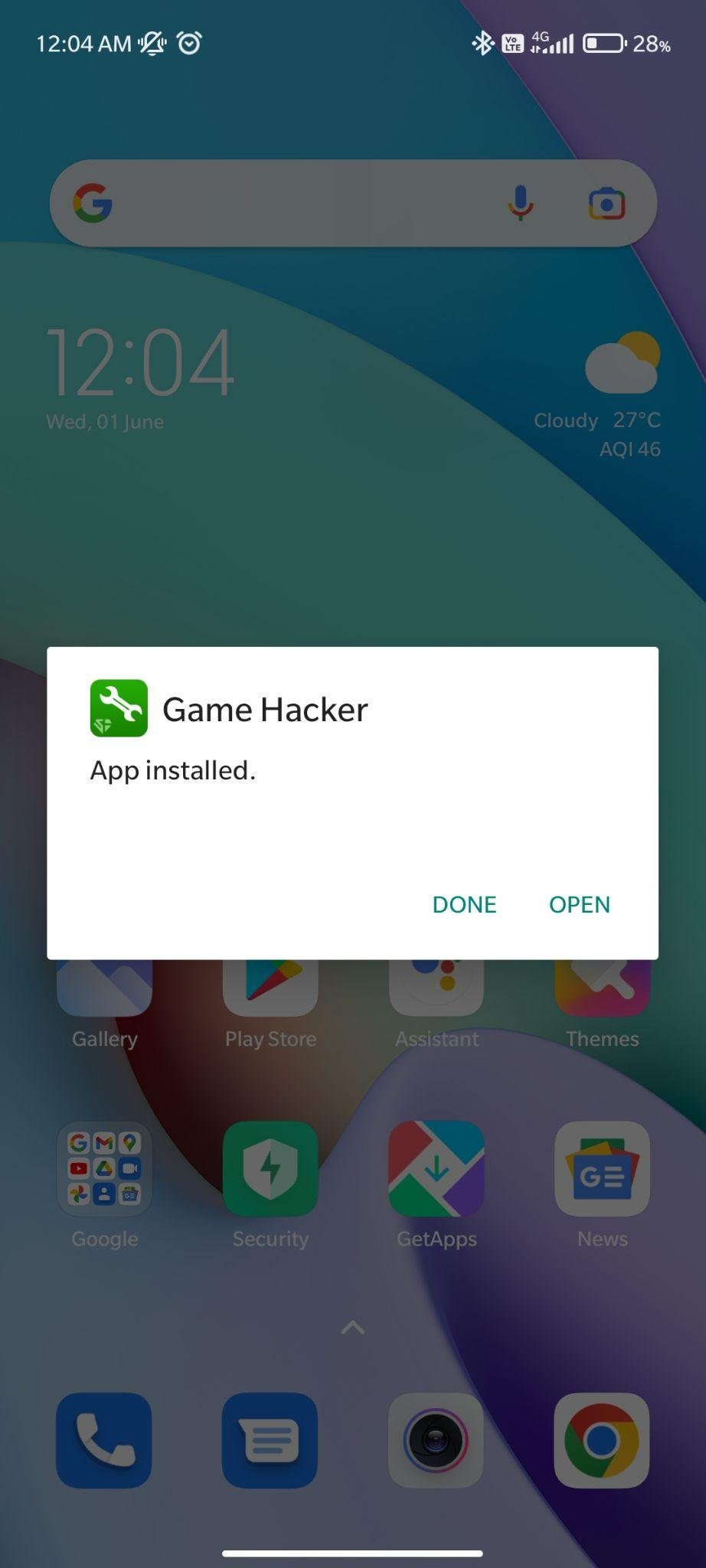 sb game hacker apk installed