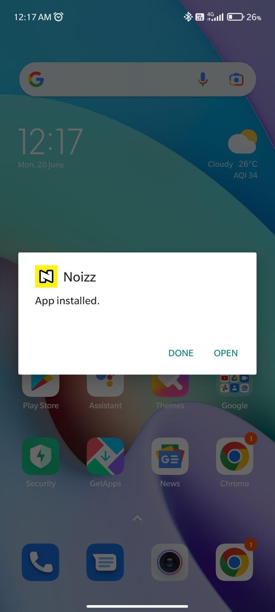 noizz mod apk installed