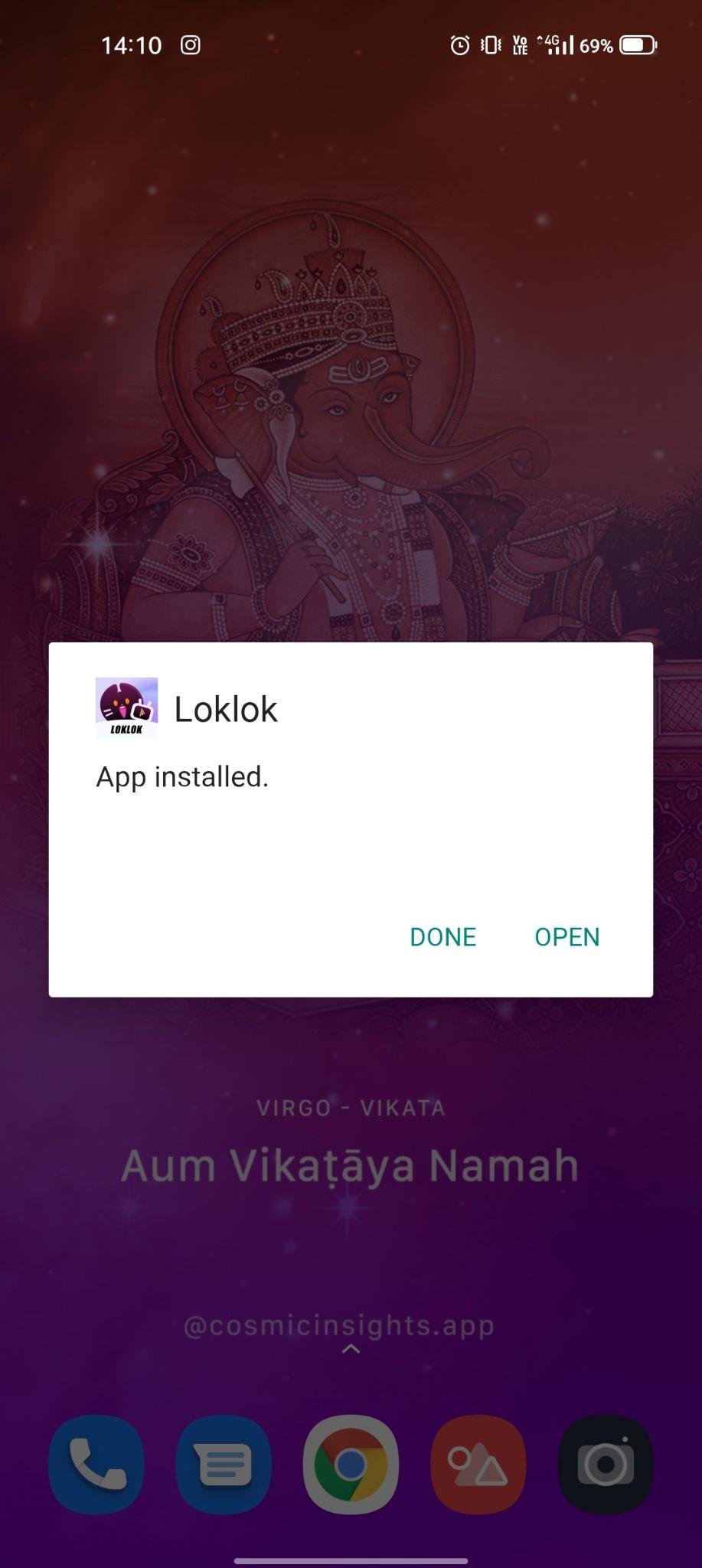 loklok apk installed