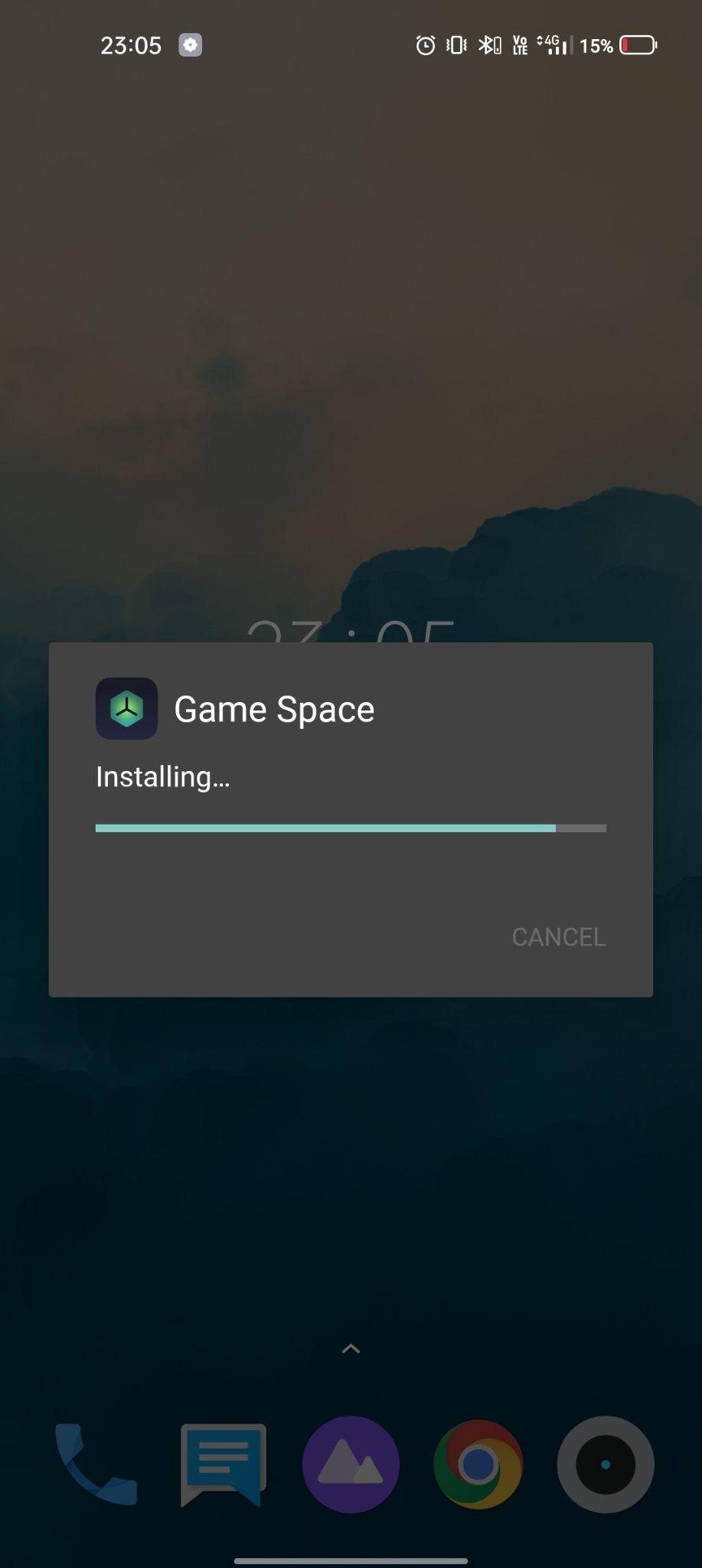 game space apk installing