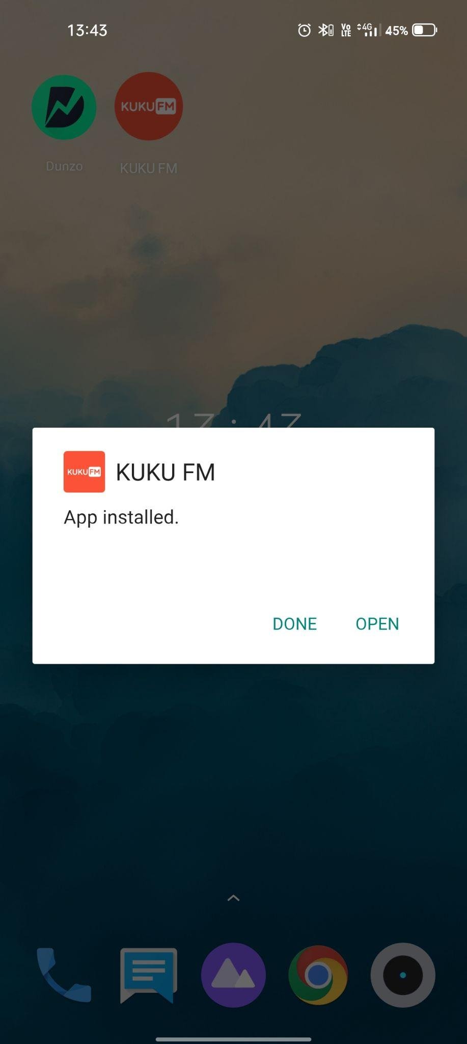 kuku fm apk installed