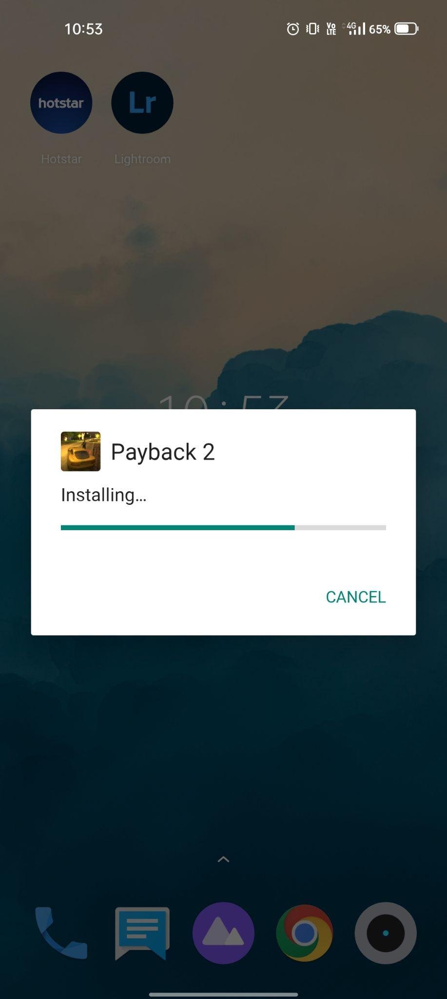payback 2 apk installing