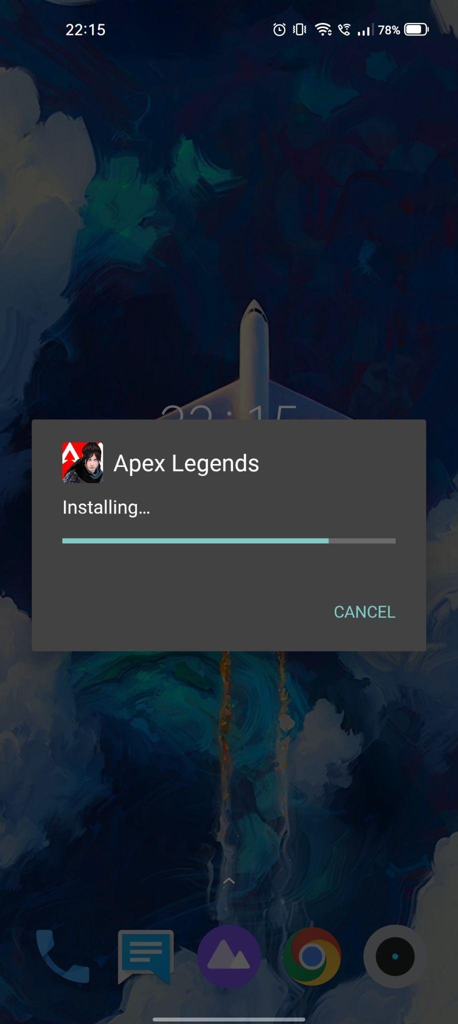 apex legends apk installing