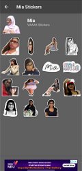Mia Khalifa Stickers Whatsapp Apk screenshot