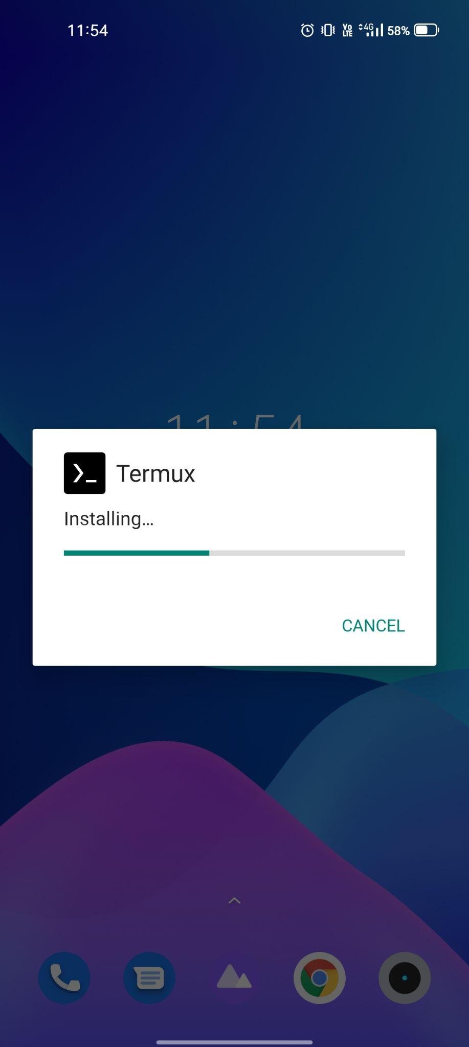 termux apk installing