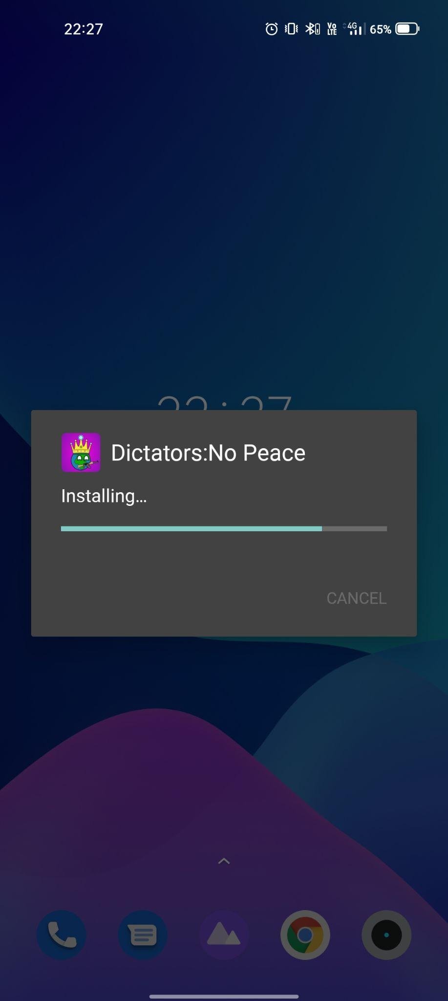 dictators no peace mod apk installing