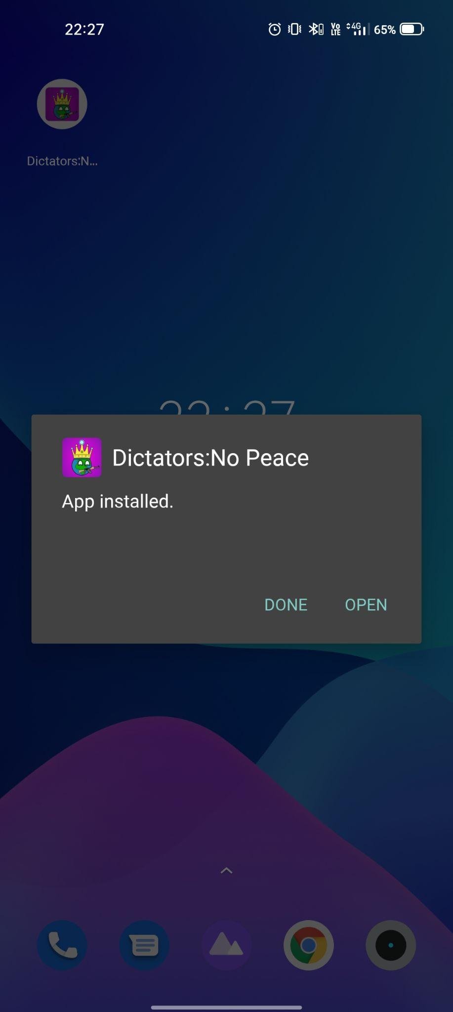 dictators no peace mod apk installed
