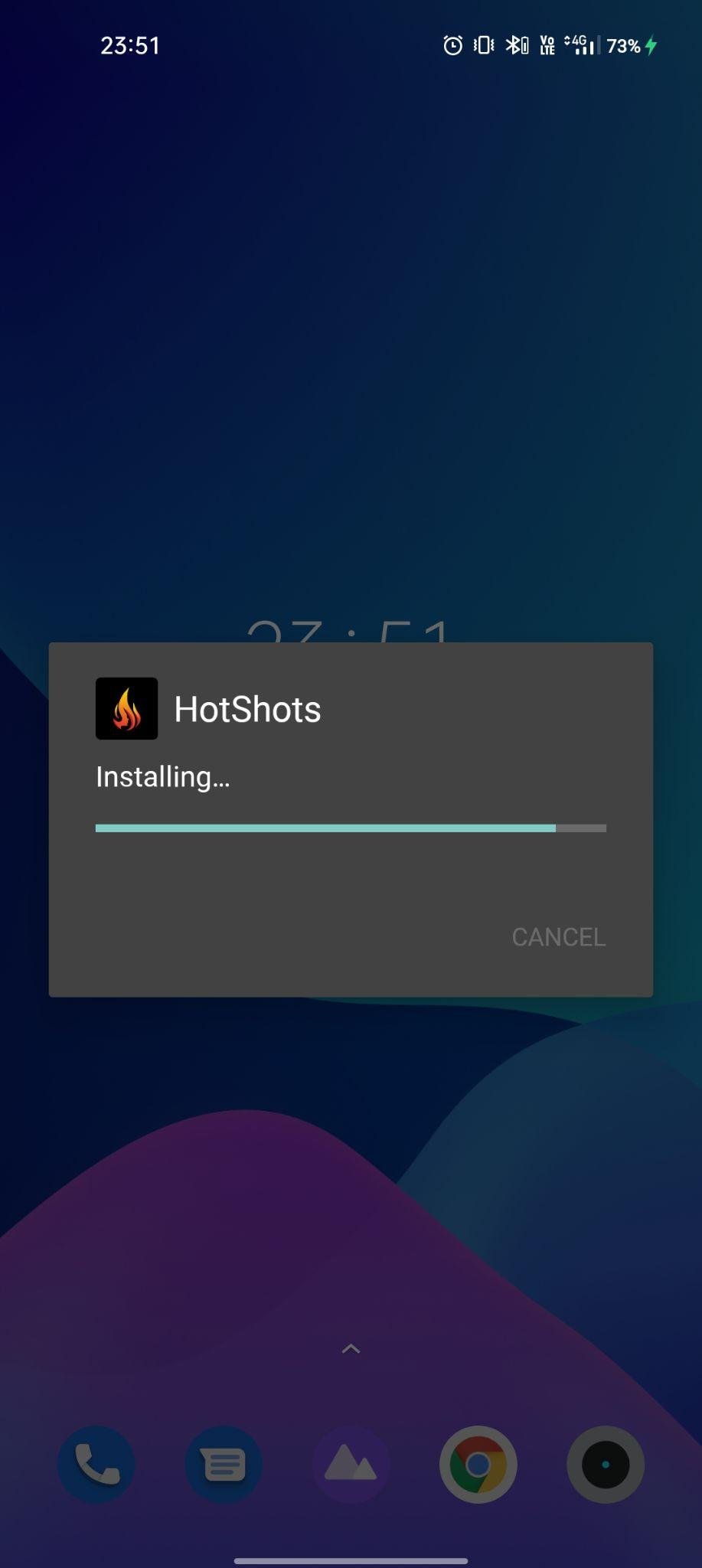 hotshots apk installing