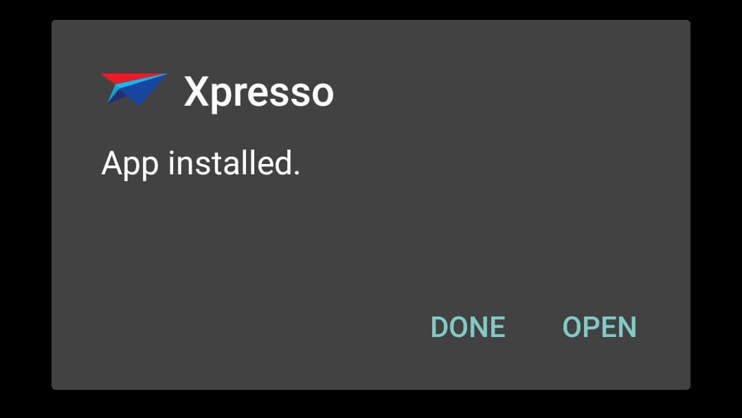 xpresso apk installed