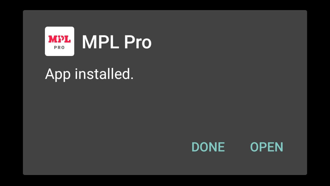 mpl pro apk installed