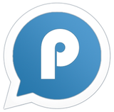 Blue WhatsApp logo