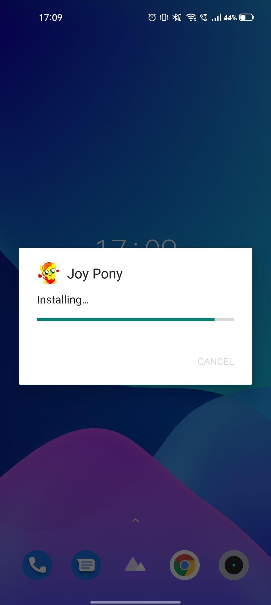 joy pony apk installing