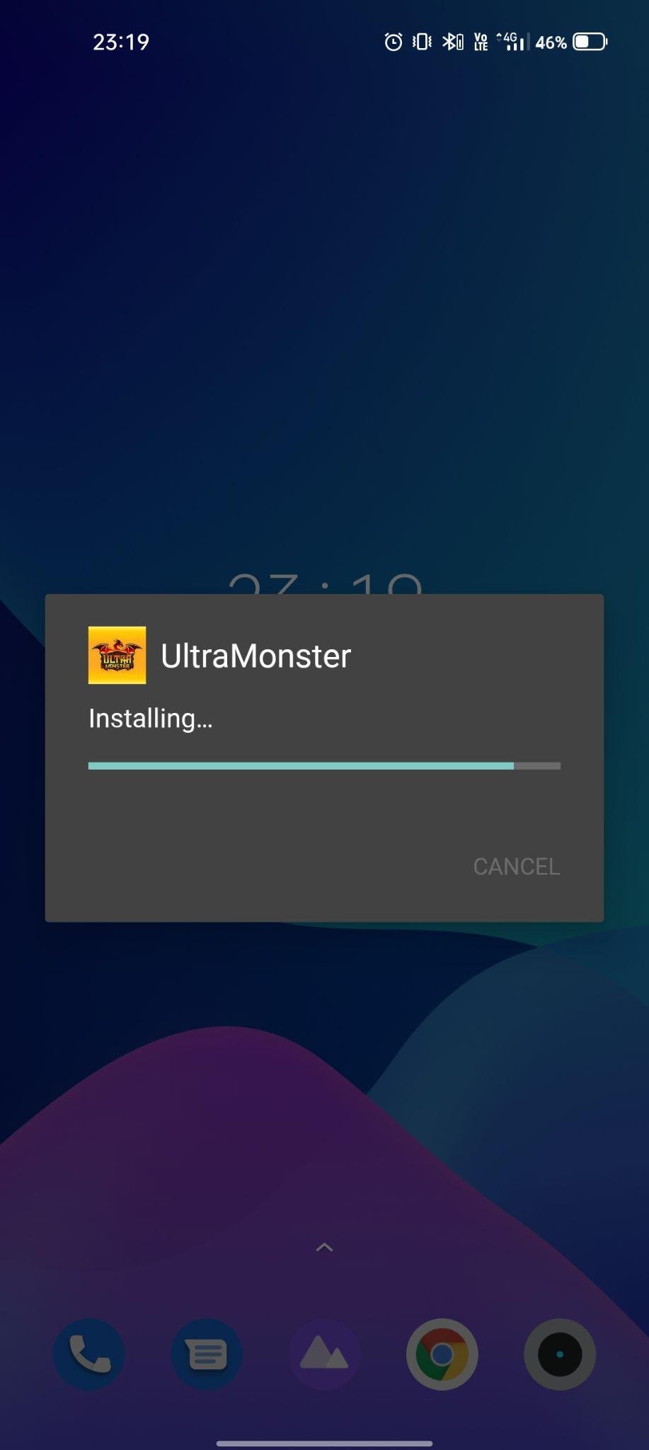 ultramonster apk installing