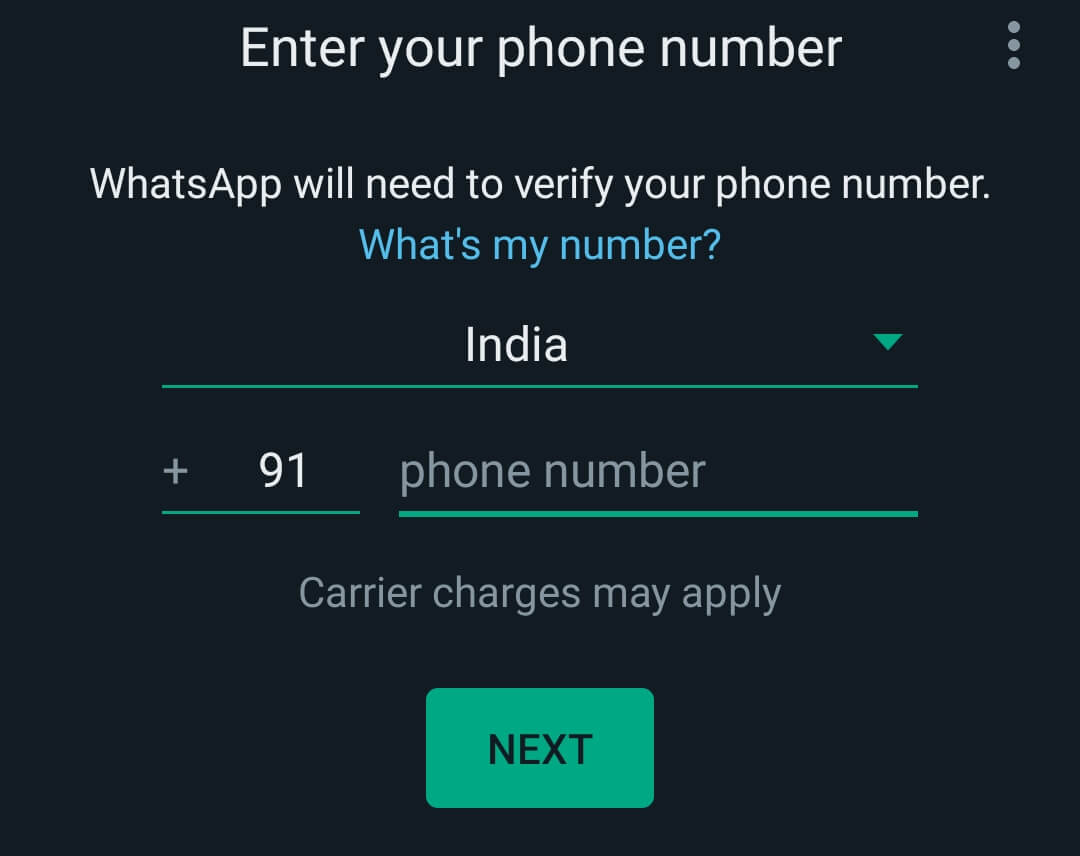 na phone number