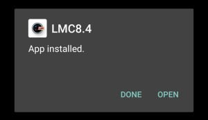 lmc8.4 apk installed
