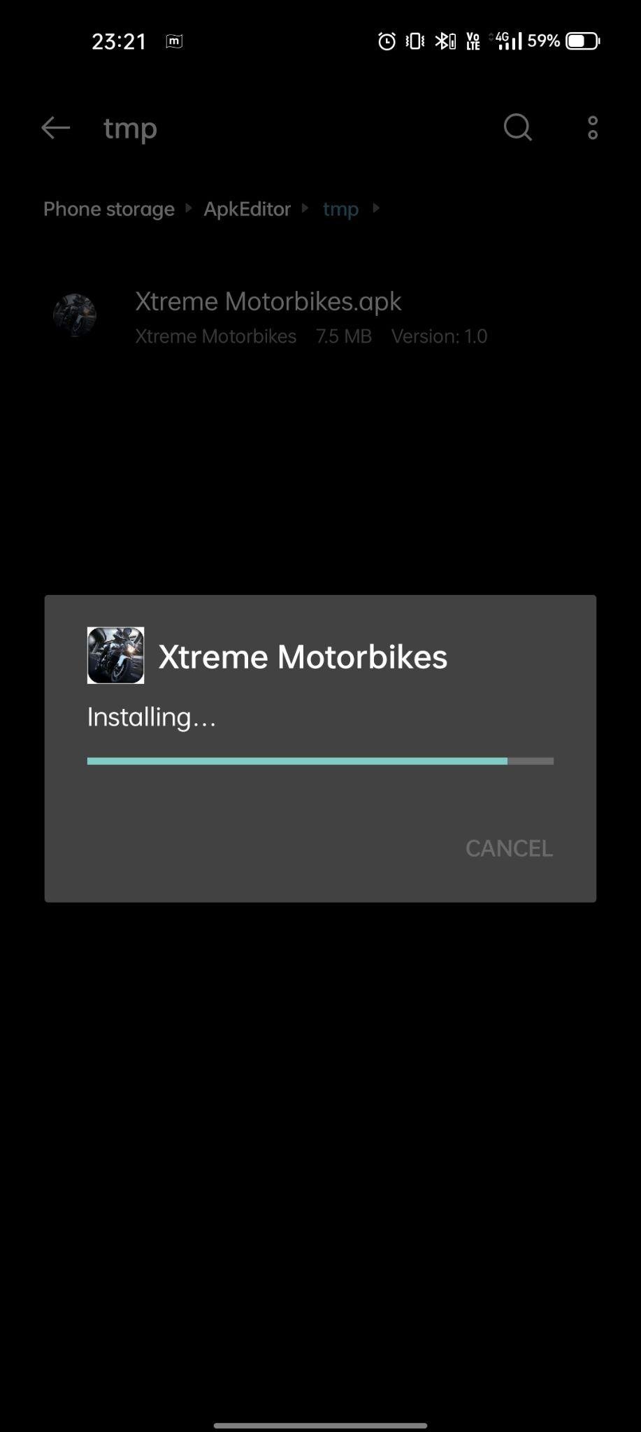 Xtreme Motosikletler mod apk kurulumu