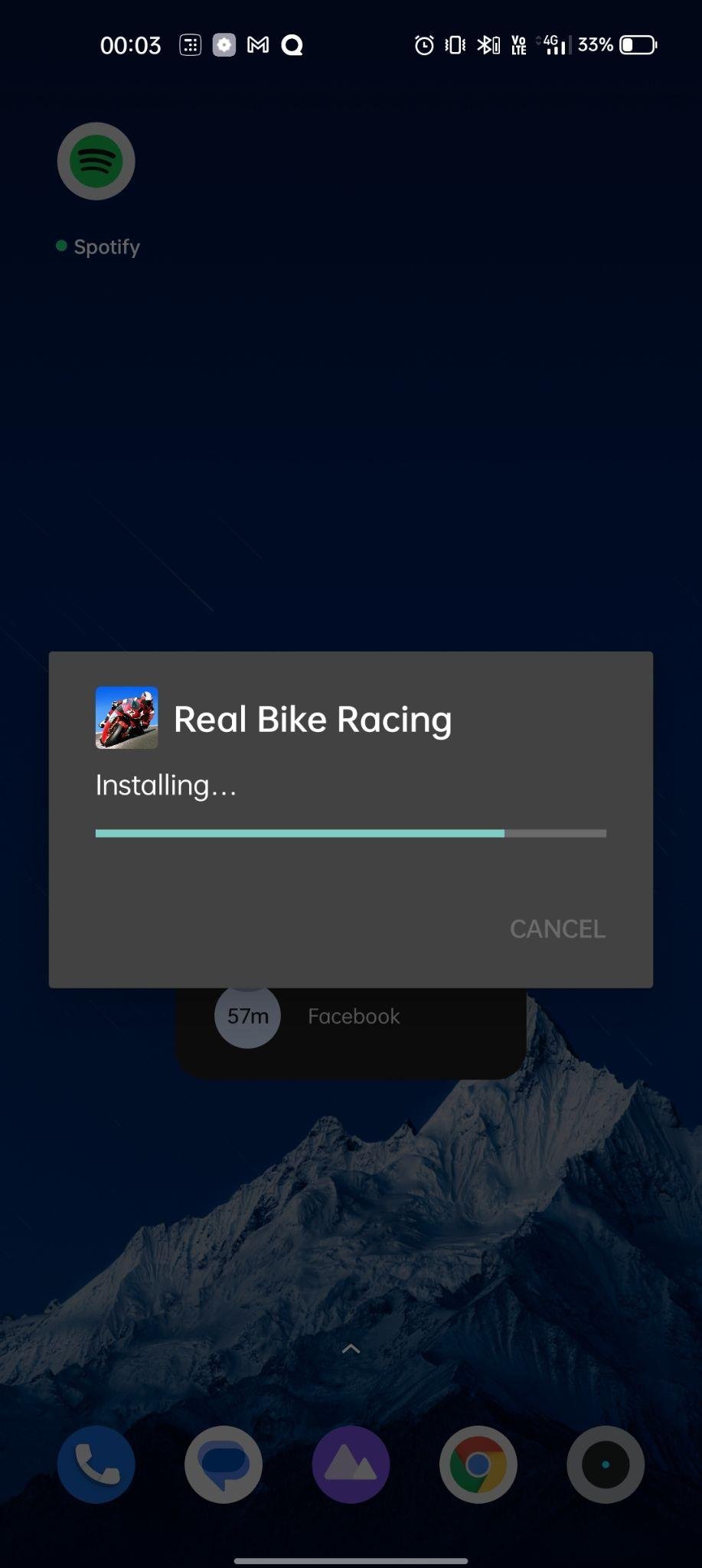 real bike racing mod apk installing