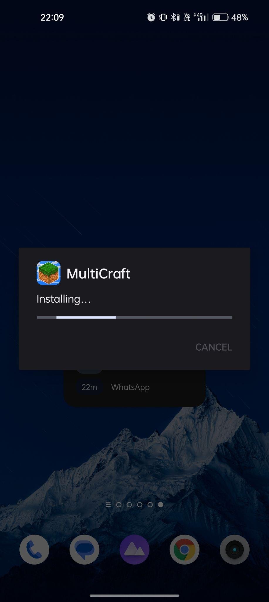 multicraft apk installing