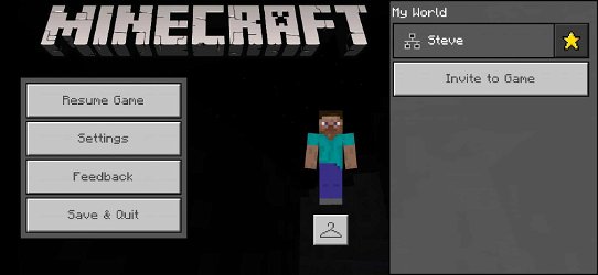 Minecraft Bedrock Edition screenshot