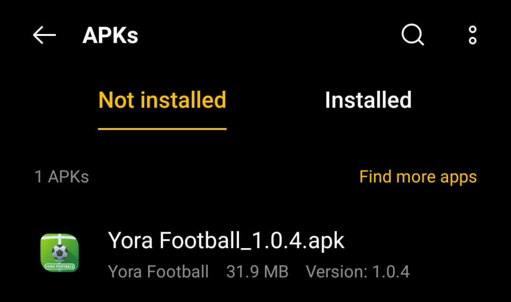 Download Yora Football Apk v1.0.4 For Android (Latest)