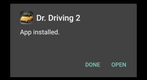 Dr. Driving 2 mod apk installed