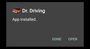 dr. driving apk installed