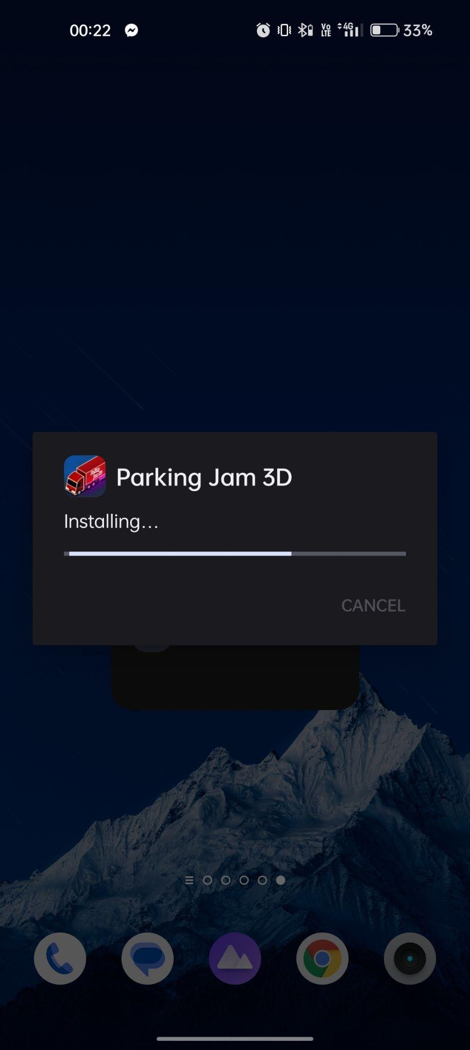 Parking Jam 3D apk installing