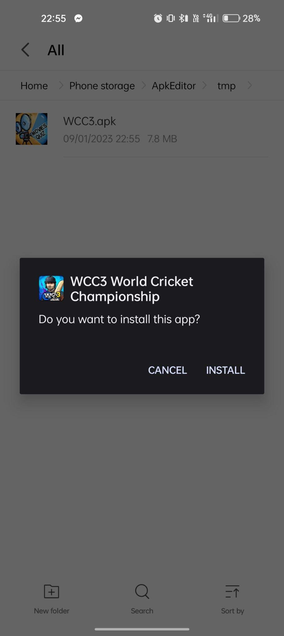 click on install 