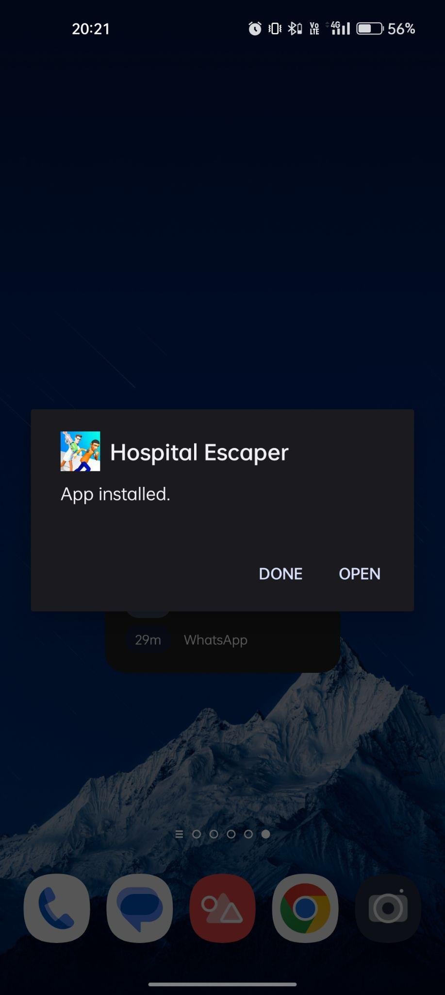 Hospital Escaper apk installed